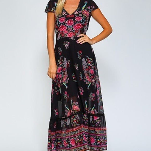 Floral Print Dress - Picture 3 of 6